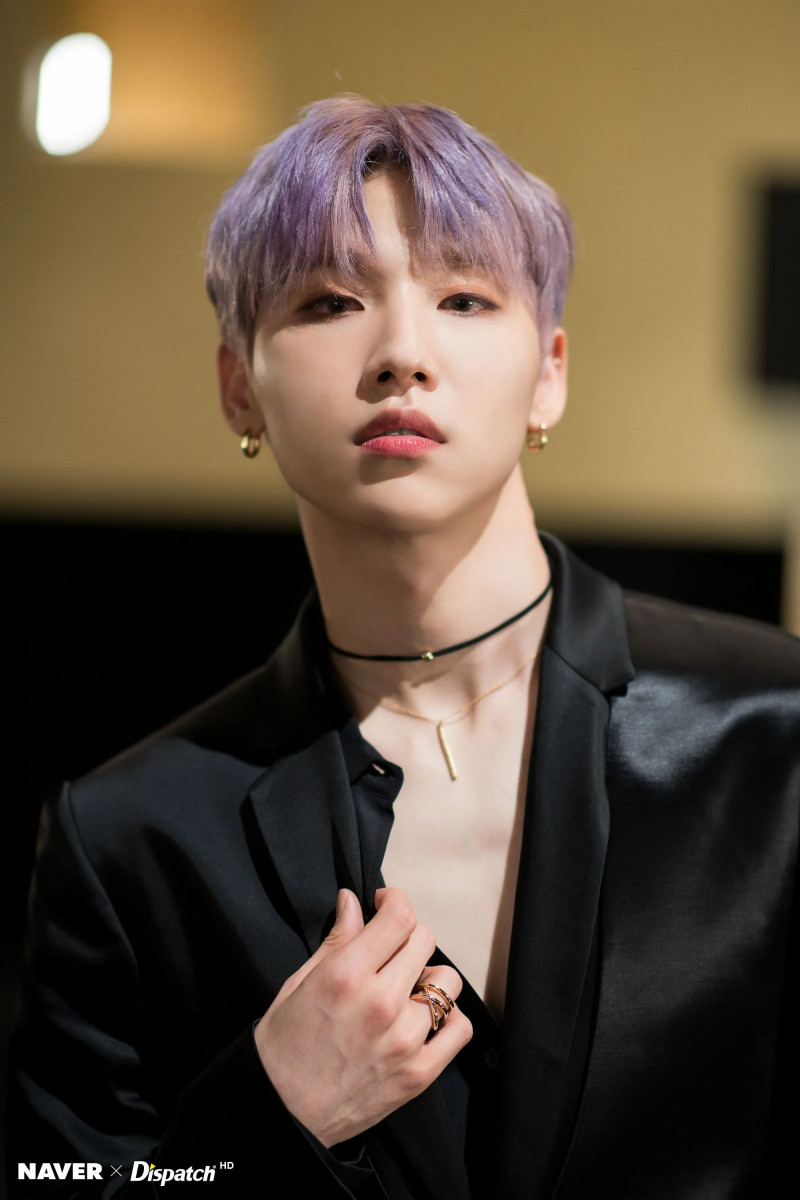 AB6IX Woong 'BLIND FOR LOVE' music video shoot by Naver x Dispatch ...