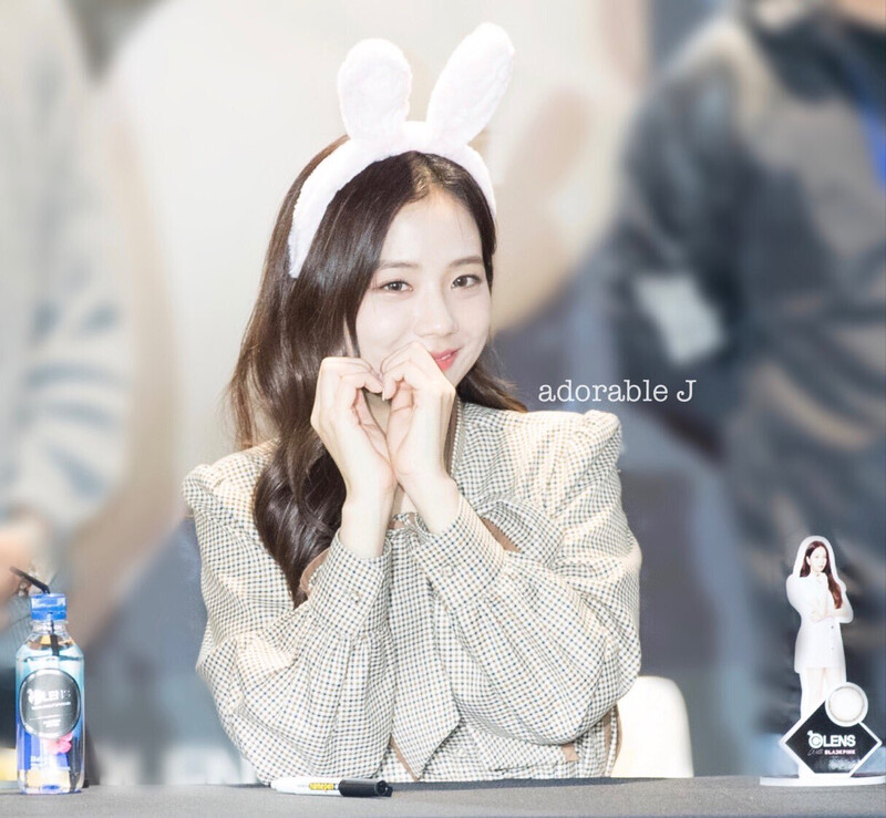 191012 BLACKPINK Jisoo - OLENS Fansign documents 1