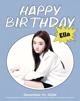 221201 THEBLACKLABEL SNS Update - HAPPY BIRTHDAY Ella Gross