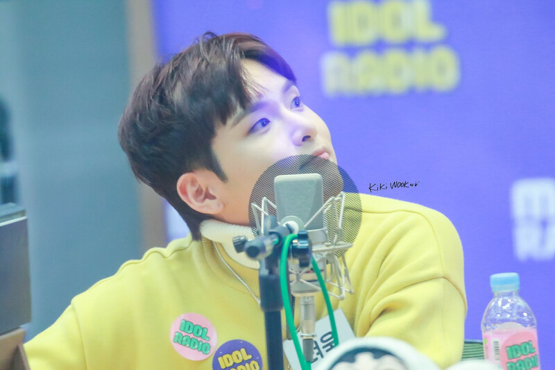 190108 Ryeowook at Idol Radio documents 1