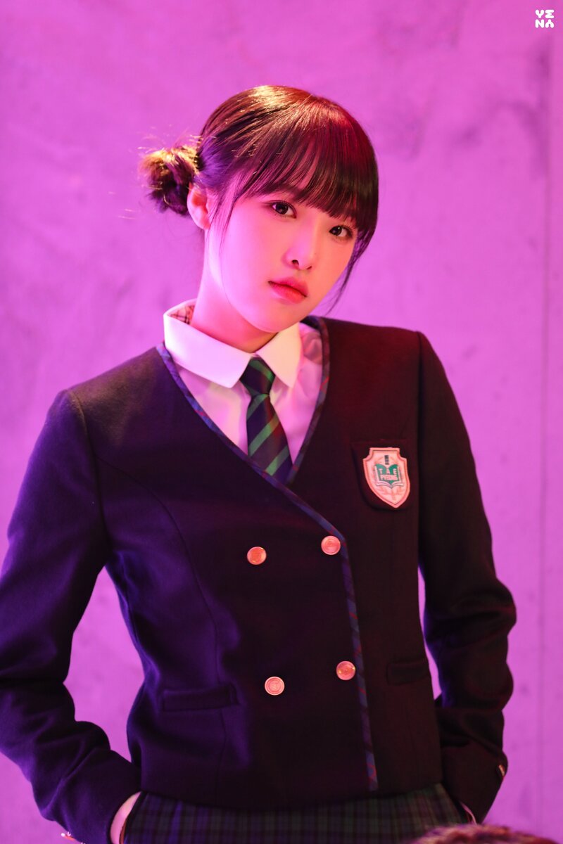 220304 Yuehua Entertainment Naver Update - YENA - Girl's High School 2  Poster Shoot Behind documents 5