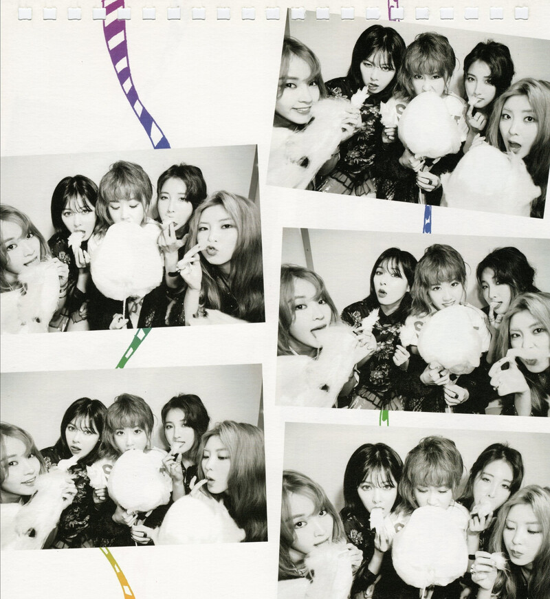 [SCANS] 4Minute 5th mini album '4Minute World' album scans documents 21