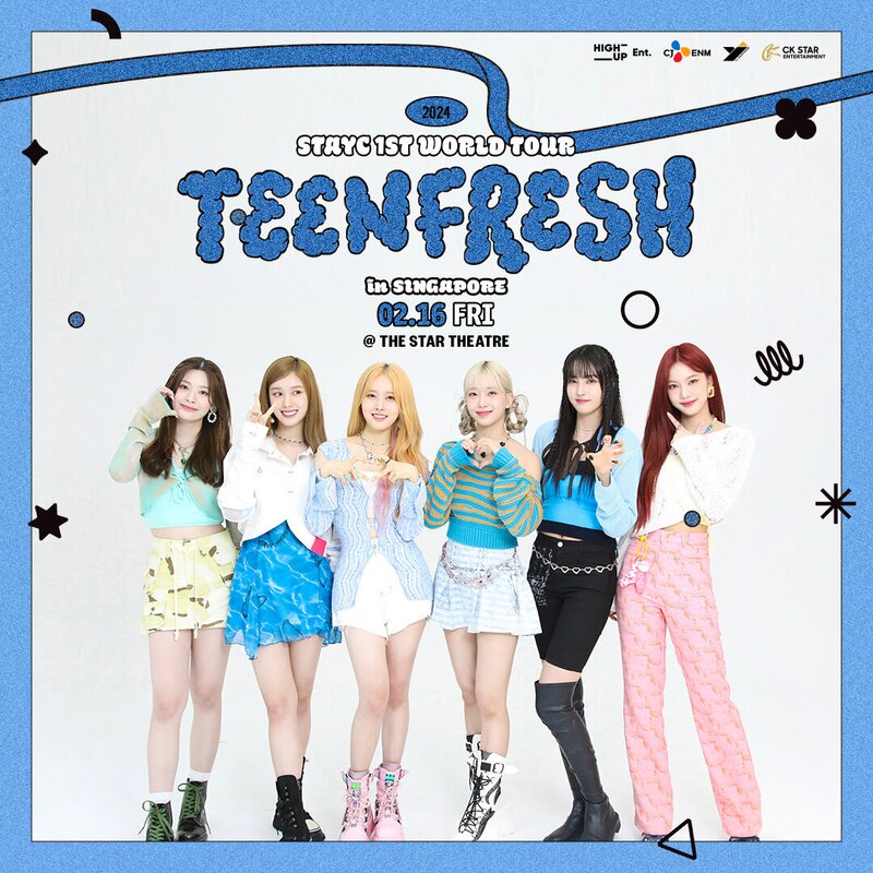 STAYC - 1st World Tour 'TEENFRESH' in Singapore Poster 2024 documents 2