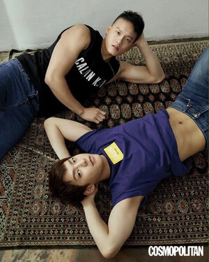 ‪180601 Lee Minhyuk and Peniel Shin on cosmopolitan‬