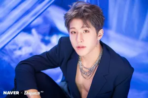 Astro's Jinjin 6th mini album "BLUE FLAME" promotion photoshoot by Naver x Dispatch