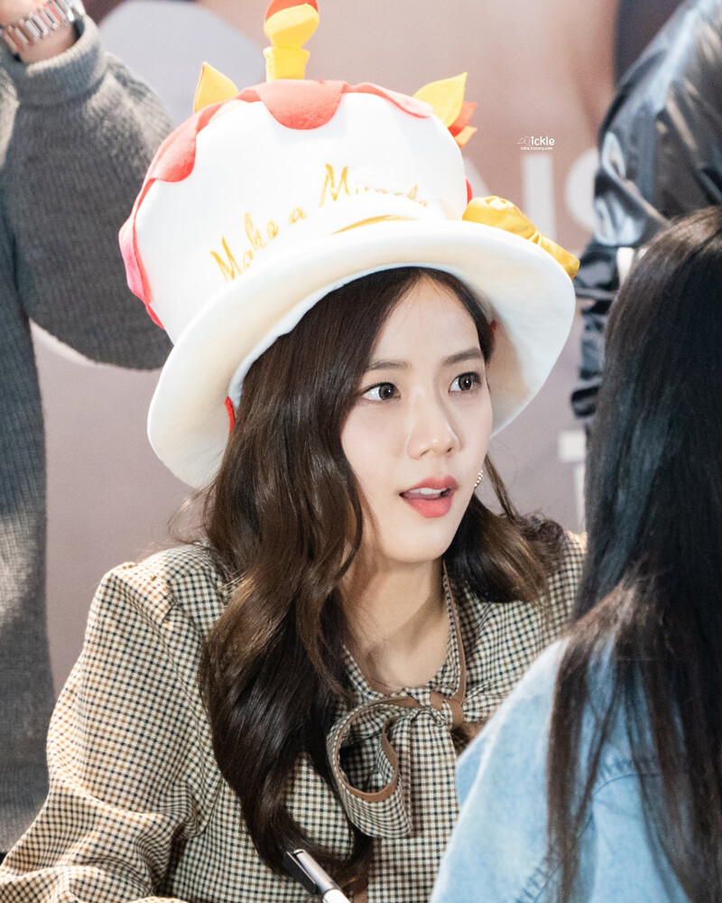 191012 BLACKPINK Jisoo - OLENS Fansign documents 3