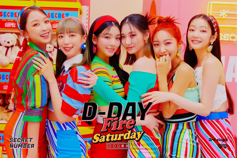 SECRET NUMBER - Fire Saturday 3rd Single Album teasers documents 2