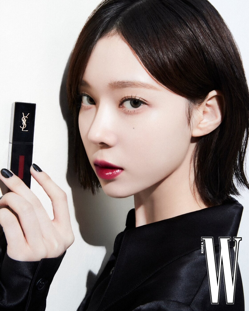 aespa x Yves Saint Laurent Beauty 'Vinyl Cream Tint' for W Korea documents 4