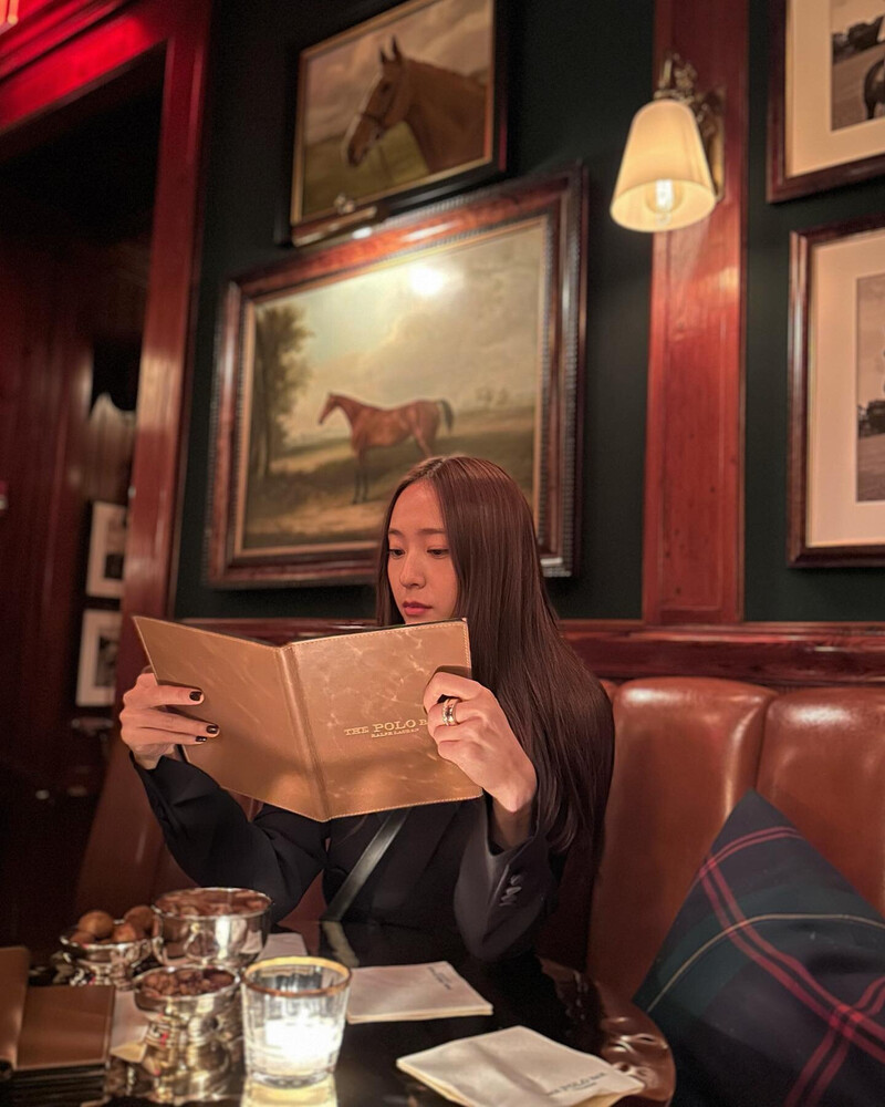 230910 vousmevoyez Instagram Update - KRYSTAL JUNG at for RL in NY documents 3