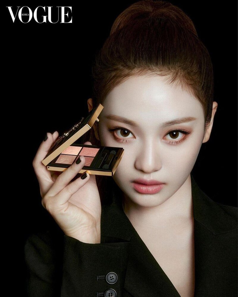 aespa Ningning for Vogue Korea x YSL Beauty May 2023 Issue documents 2
