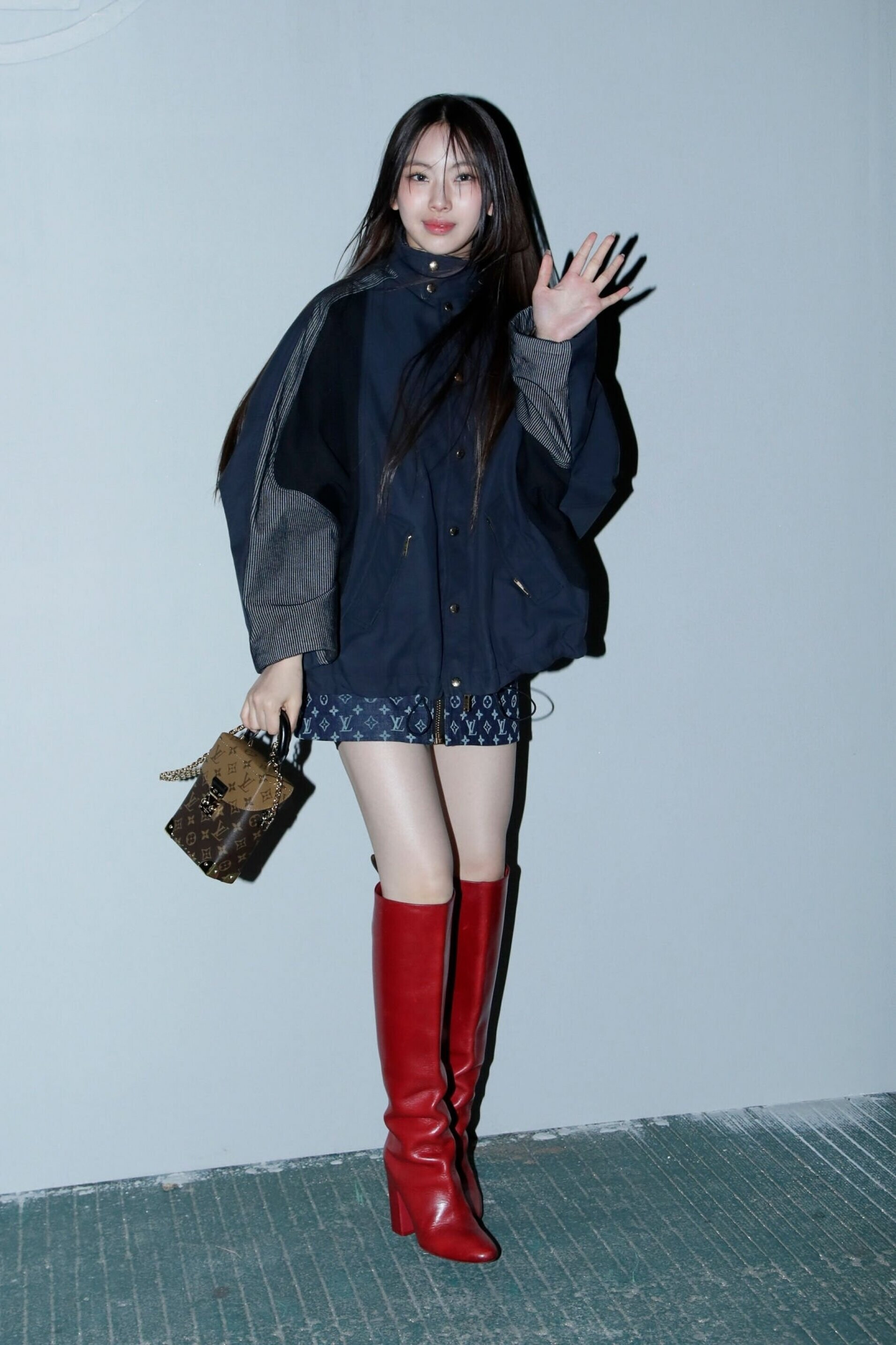 NewJeans — Hyein at the LV Fashion Week '23 Show in Paris