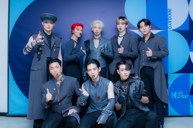 230108 SBS Twitter Update - ATEEZ at Inkigayo Photowall documents 2