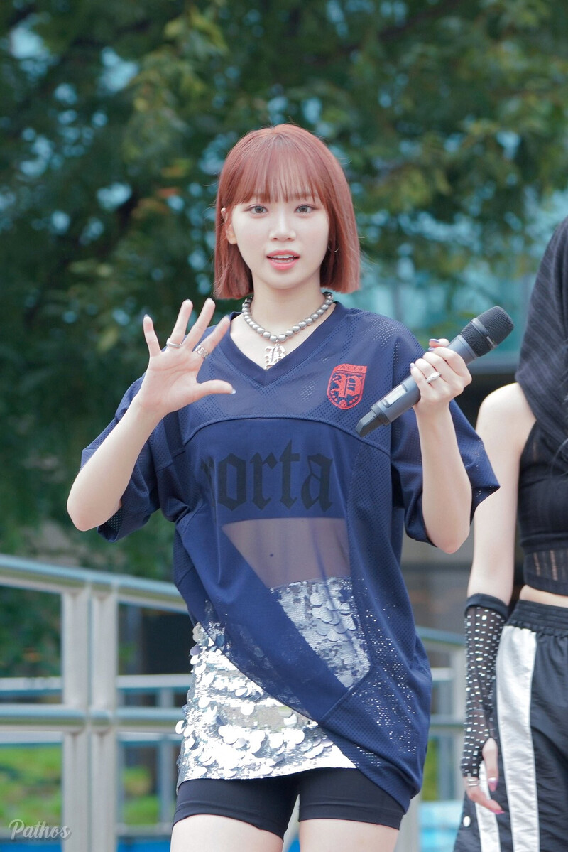 240906 LE SSERAFIM Chaewon - Music Bank Mini Fan Meeting & Commute documents 2