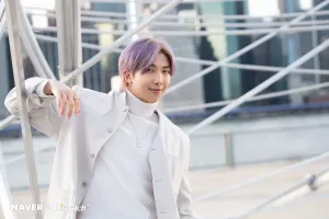 BTS' RM at Brooklyn Bridge Park in New York by Naver x Dispatch