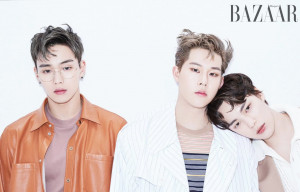 MONSTA X Shownu, Minhyuk & Joohoney for Harper's Bazaar Korea 2020 May Issue