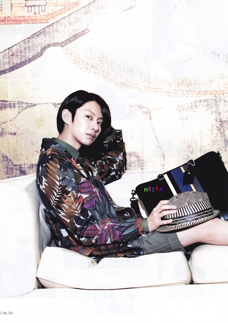 Kim Heechul for Ceci Magazine May 2014 Special Issue [SCANS] documents 3