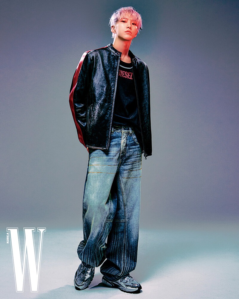 SEVENTEEN Hoshi x Diesel for W Korea August 2024 Issue documents 6