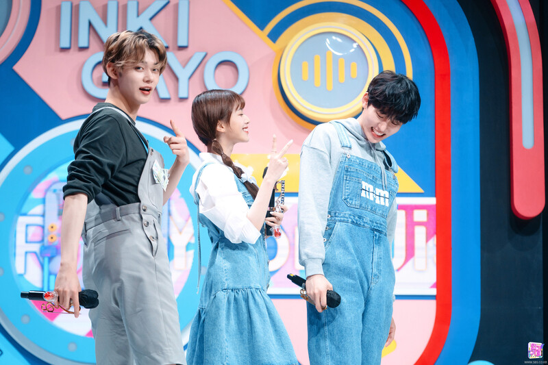 220501 MC YEONJUN x NOH JEONG UI x SEO BUM JUNE at INKIGAYO | kpopping