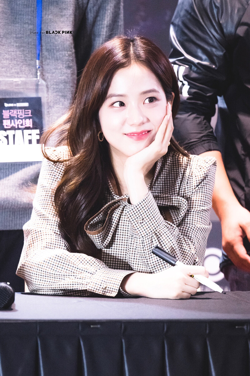 191012 BLACKPINK Jisoo - OLENS Fansign documents 11