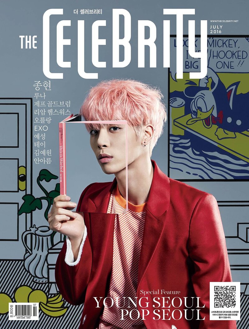 Jonghyun for The Celebrity July 2016 Issue documents 1