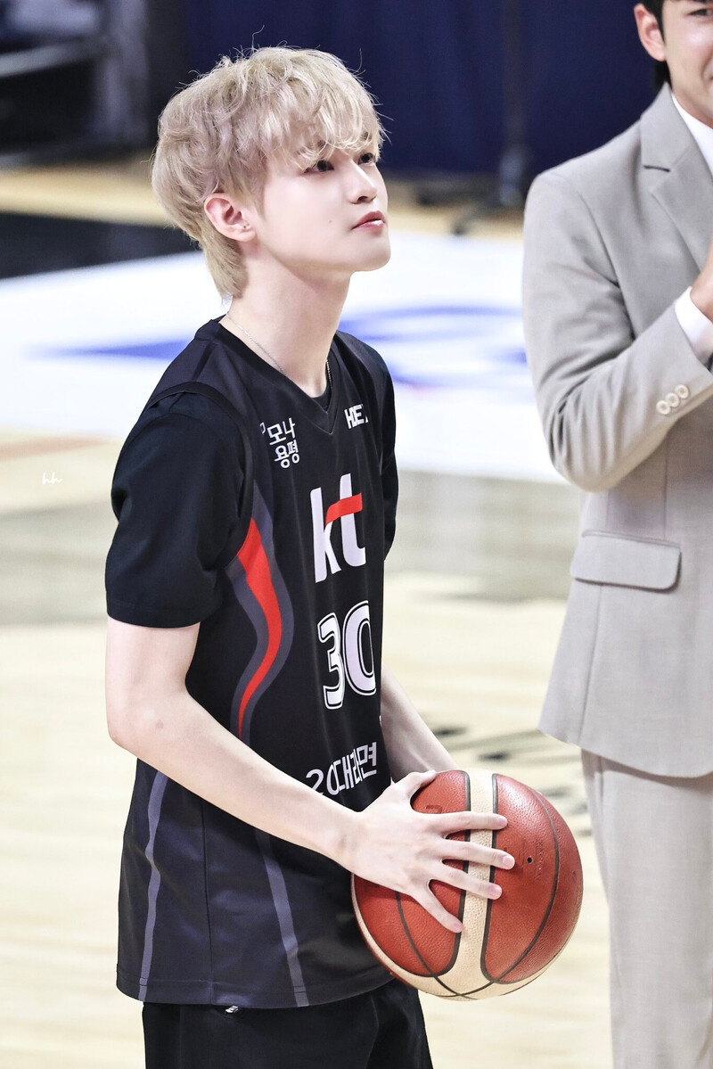 241020 NCT Chenle for First Ceremonial Throw for KT Sonic Boom Basketball Team documents 2