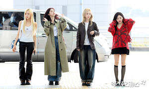 241011 aespa at Incheon International Airport