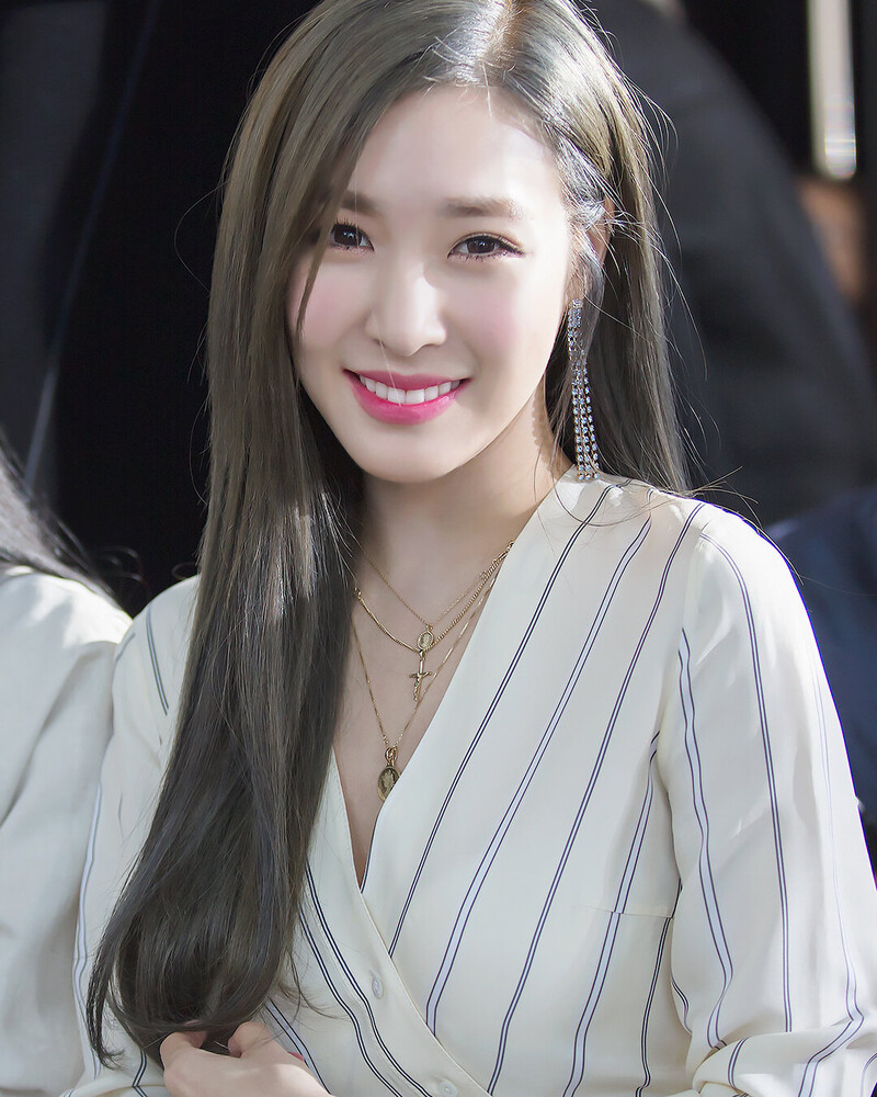 180212 New York Fashion Week - Tiffany Young documents 3