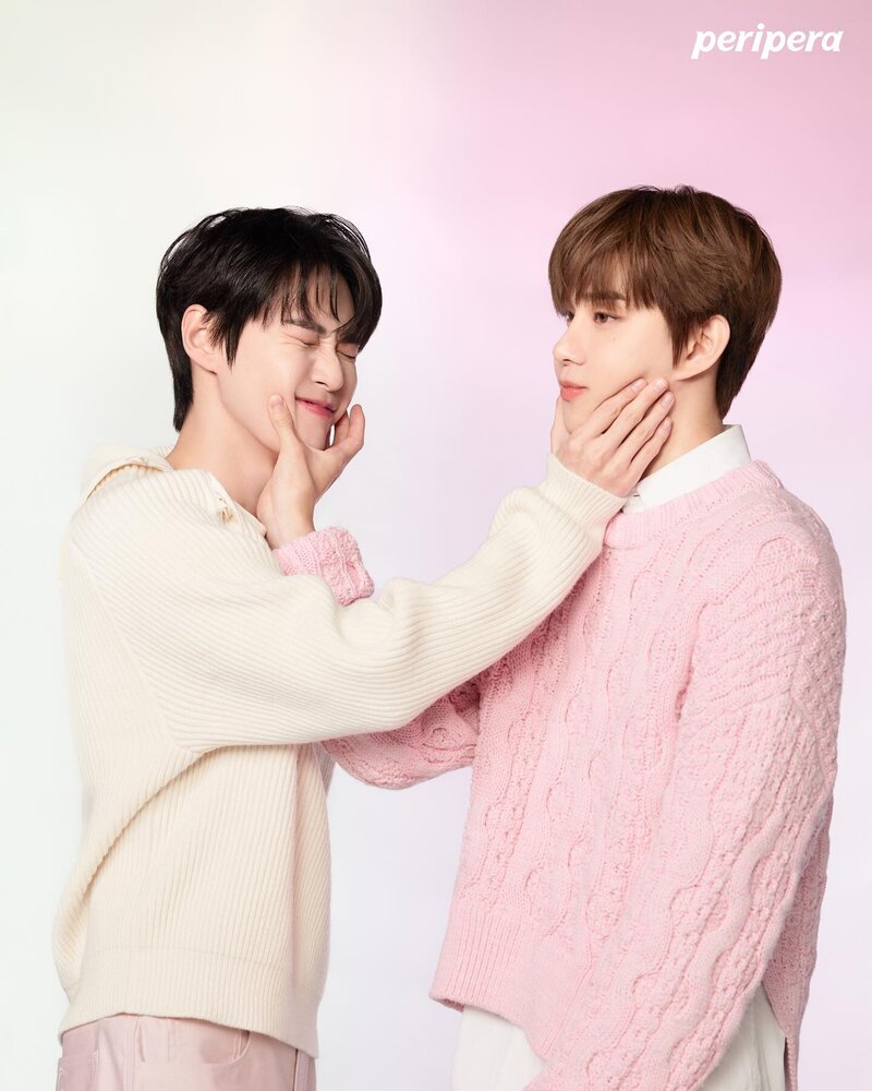 NCT Doyoung and Jungwoo for Peripera Lucky Lottery collection documents 8