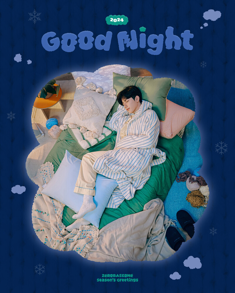 ZEROBASEONE (제로베이스원) - 'Good Night' 2024 SEASONS GREETINGS Concept Photos documents 3