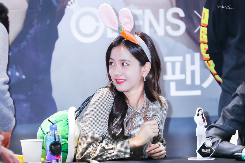 191012 BLACKPINK Jisoo - OLENS Fansign documents 5