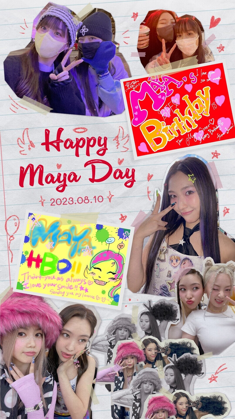 230810 XG Twitter Update - Maya's Birthday documents 2