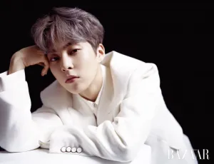 EXO's Xiumin for Harper's Bazaar' Korea April 2019 issue