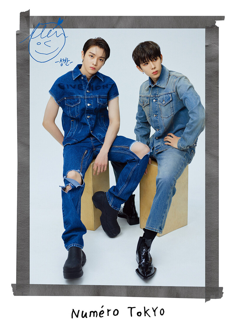 NCT Shotaro and Sungchan for Numéro Tokyo April 2023 issue documents 5