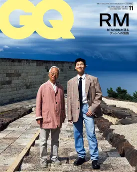 RM for GQ Japan Magazine with Hiroshi Sugimoto November 2023 Issue