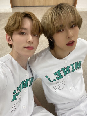 230324 NINE.i Twitter Update - Eden and Joohyoung