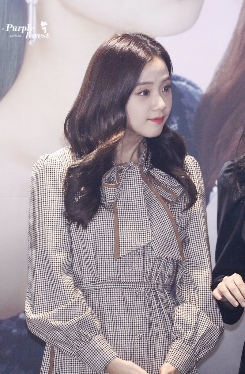 191012 BLACKPINK Jisoo - OLENS Fansign documents 3