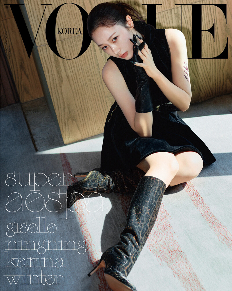 aespa for Vogue Korea September 2024 Issue documents 7