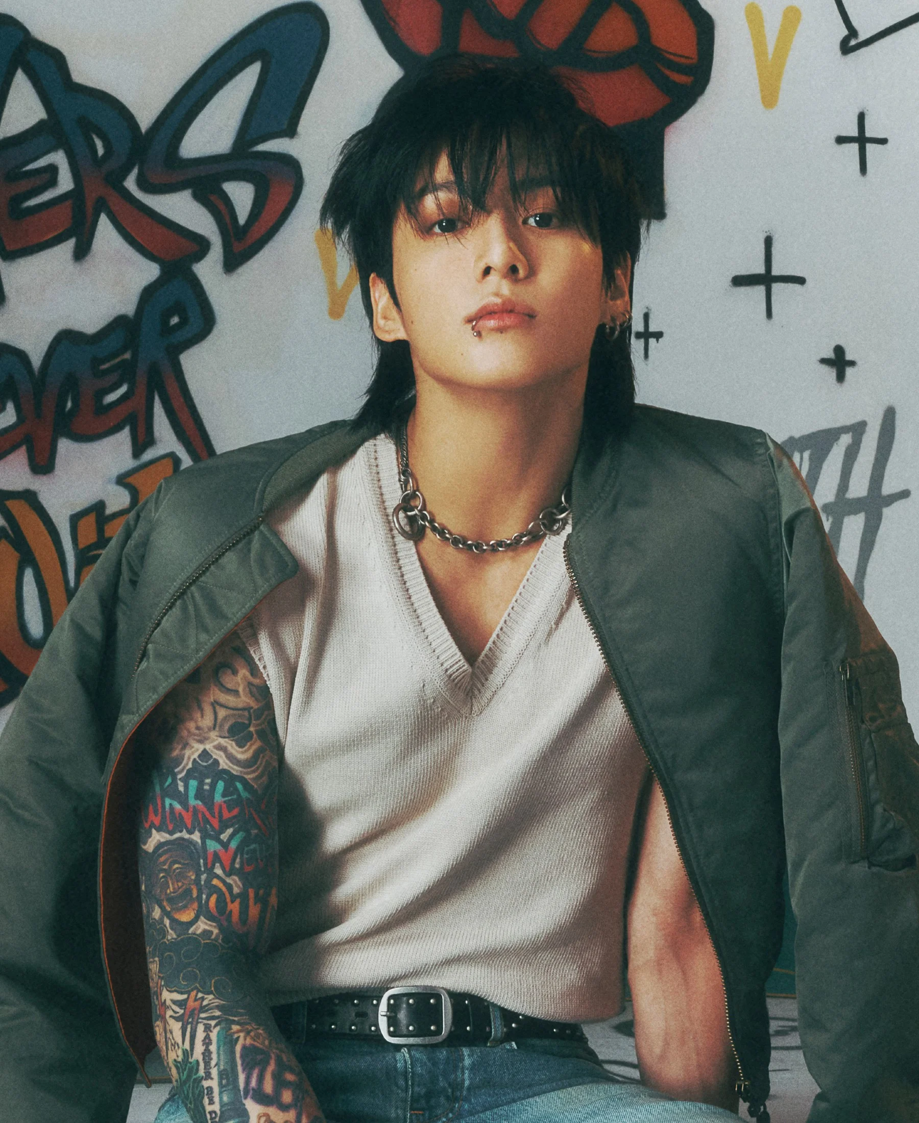 BTS Jungkook's Vogue Korea Photoshoot Embracing Punk Style From The '70s  Sets ARMY's Hearts Racing