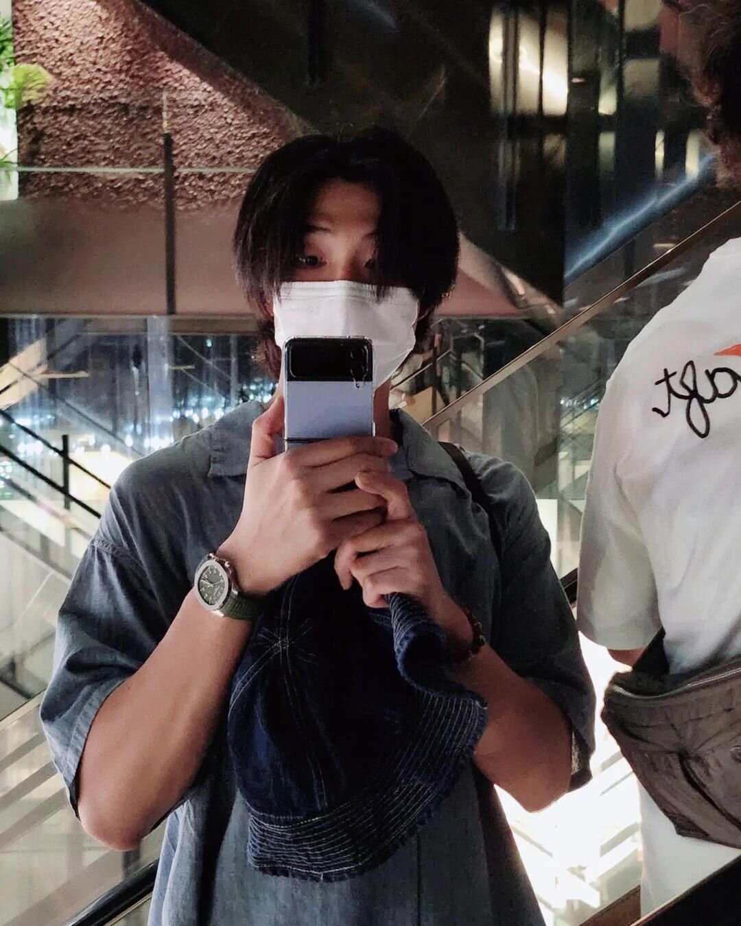 namjoon  Namjoon, Bangtan, Mirror selfie
