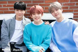 ASTRO's Moonbin & Sanha and VERYVERY's Kangmin at the MC Meeting of MBC M's "Show Champion" Photoshoot by Naver x Dispatch