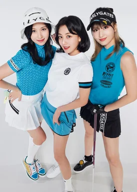 TWICE for Pearly Gates Golf 2022 SS Collection