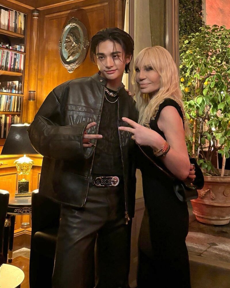 240320 Donatella Versace Instagram Update with Hyunjin documents 1
