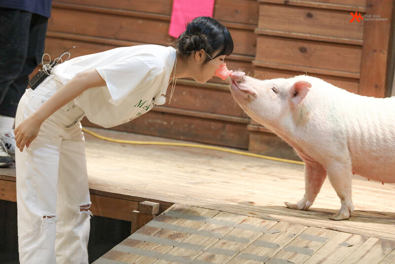 211013 Yuehua Naver Post - Yena & Eunbi - Animal Detective Behind documents 8