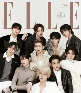 TREASURE for Elle Japan January 2025 Edition