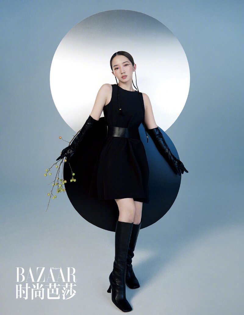 Mei Qi for Harper's BAZAAR China October issue documents 8