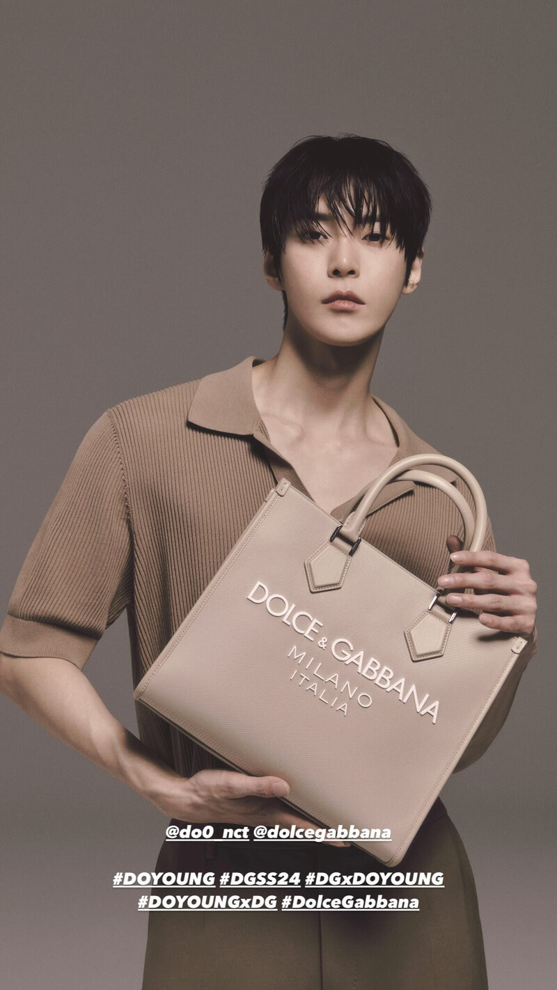 NCT Doyoung for Dolce & Gabbana SS24 documents 8