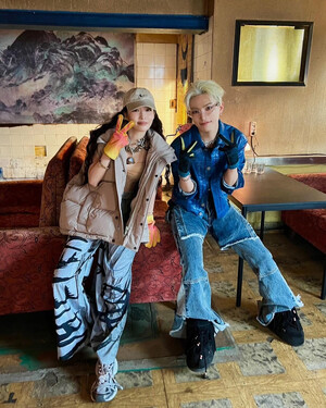 240311 ATEEZ Instagram Update - Hongjoong with Chungha