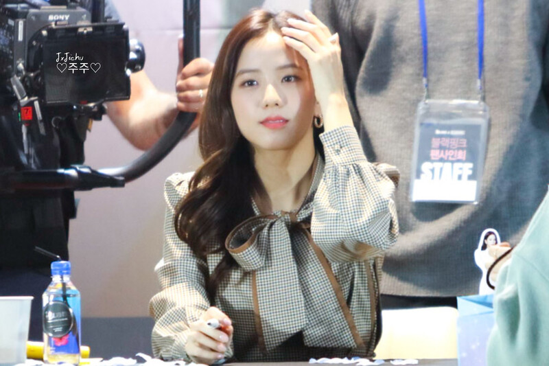 191012 BLACKPINK Jisoo - OLENS Fansign documents 2