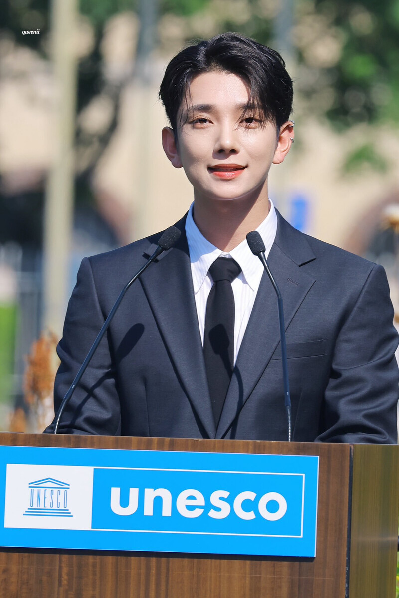 240626 SEVENTEEN Joshua - UNESCO Goodwill Ambassador for Youth Event documents 7