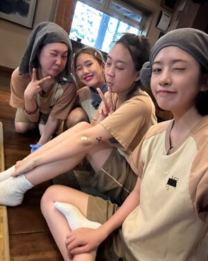240622 IVE Yujin Instagram Update with Lee Eunji, Mimi & Lee Youngji